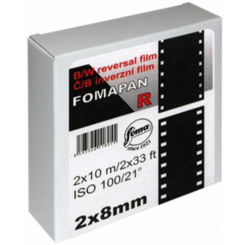 Foma Fomapan R100 Película Transparente B&N 8mm 32.8' ISO 100