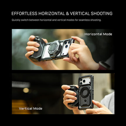 Tilta Khronos iPhone 17 Pro Max Kit de Street Snap con Filtro 58mm y Luz LED