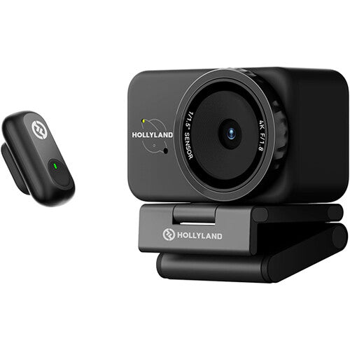 Hollyland Lyra UHD 4K Webcam con Sensor 1 1 5" y Micrófono Inalámbrico LARK A1
