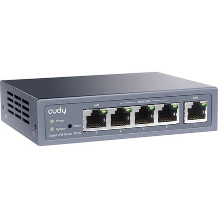 Cudy R700 Router VPN Gigabit Multi-WAN 3 Puertos WAN 1 LAN