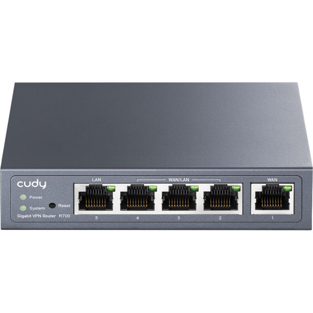 Cudy R700 Router VPN Gigabit Multi-WAN 3 Puertos WAN 1 LAN
