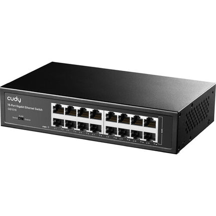 Cudy GS1016 Switch de Red No Gestionado 16 Puertos Gigabit 32 Gb/s Desktop y Rack
