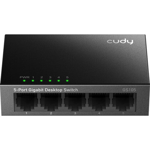 Cudy GS105 Switch de Red 5 Puertos Gigabit 10 Gb/s Capacidad