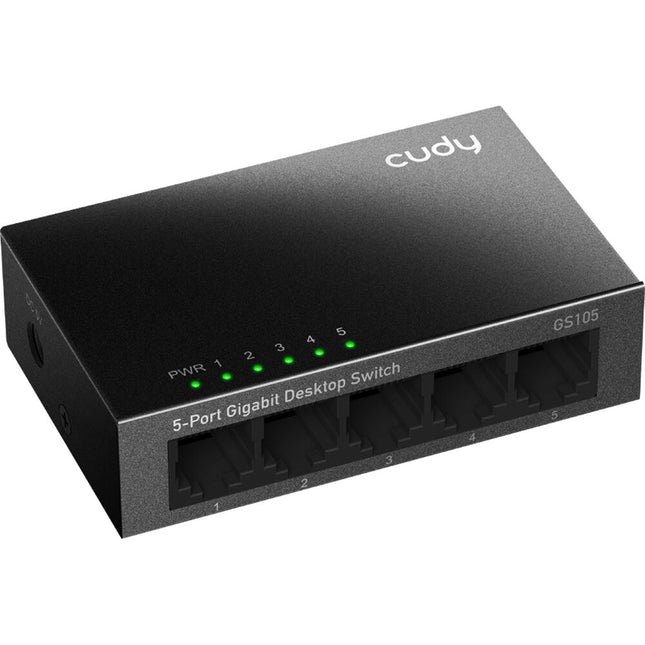 Cudy GS105 Switch de Red 5 Puertos Gigabit 10 Gb/s Capacidad