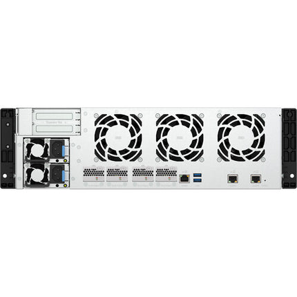 QNAP TS-h1655XeU-RP NAS 16 Bahías 12x3.5 SATA III 8 Núcleos 2.8 GHz