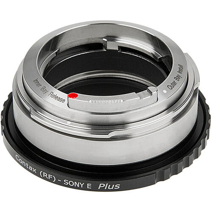 FotodioX Lens Adapter Plus Adaptador para lentes Contax RF a Sony E con helicoide y foco infinito