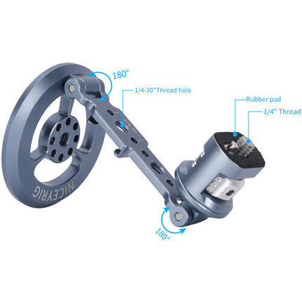 Niceyrig Soporte Magnético para Teléfono con Tornillo 1/4-20 y Base Giratoria 360°