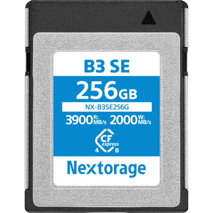 Nextorage 256GB NX-B3SE CFexpress 4.0 Tarjeta de Memoria 3900 MB/s Lectura 2000 MB/s Escritura
