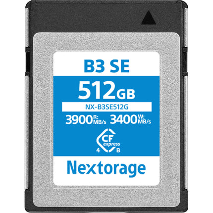 Nextorage NX-B3SE Tarjeta de Memoria CFexpress 4.0 Tipo B 512GB 3900MBs Lectura 3400MBs Escritura