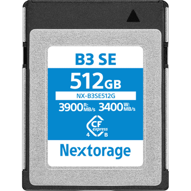 Nextorage NX-B3SE Tarjeta de Memoria CFexpress 4.0 Tipo B 512GB 3900MBs Lectura 3400MBs Escritura