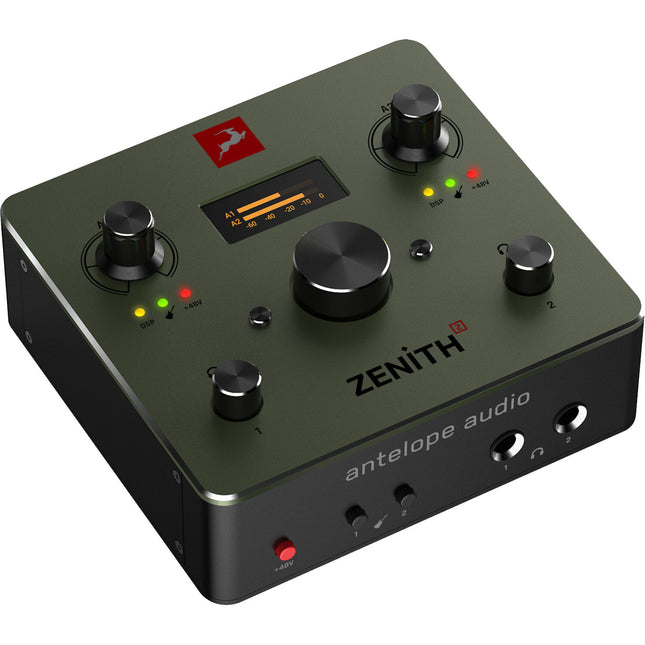 Antelope Zenith 2 Interfaz de Audio USB-C 2x2 192 kHz 123 dB Rango Dinámico