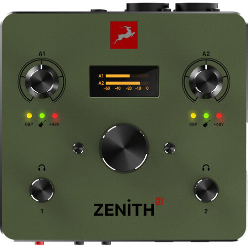 Antelope Zenith 2 Interfaz de Audio USB-C 2x2 192 kHz 123 dB Rango Dinámico