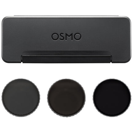 Set de filtros ND DJI para cámara Osmo Action 6 con ND8 ND16 ND32 y estuche