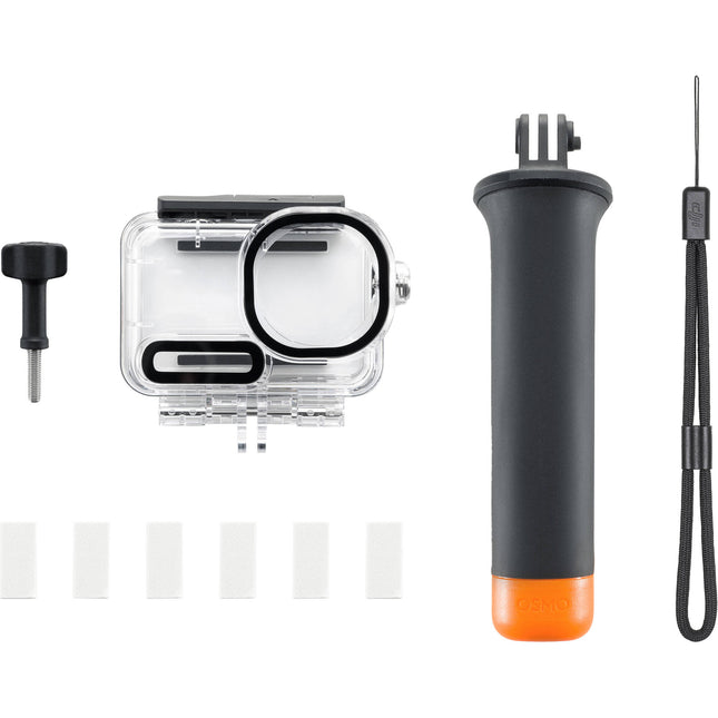 DJI Kit de Accesorios de Buceo para Osmo Action 6 Funda Estanca 60m Asas Flotantes