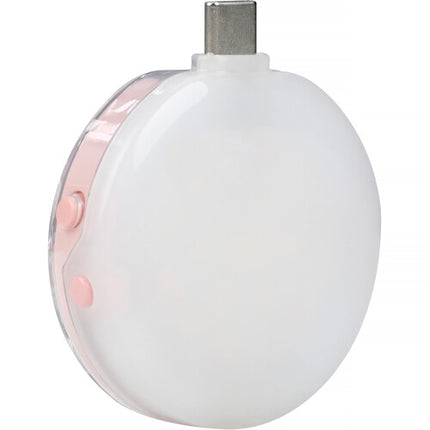 Nanlite cookie USB-C Mini Luz LED redonda 3 niveles brillo