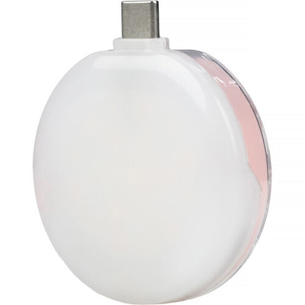Nanlite cookie USB-C Mini Luz LED redonda 3 niveles brillo