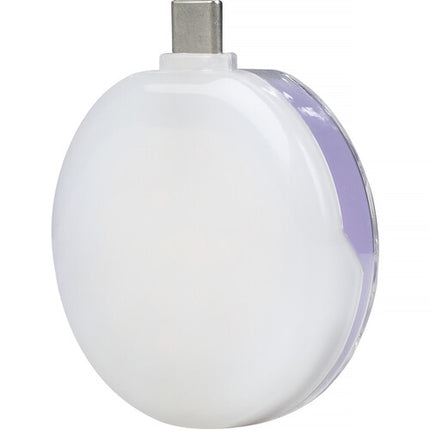 Nanlite cookie USB-C Mini Luz LED Redonda Lavanda 3 Niveles