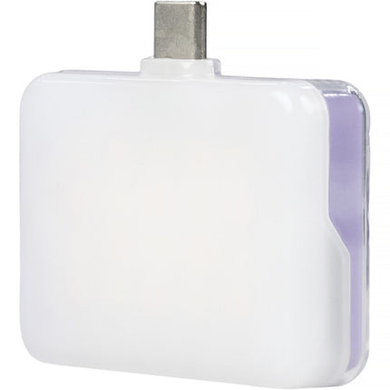 Nanlite cookie USB-C Mini luz LED cuadrada 3 niveles brillo