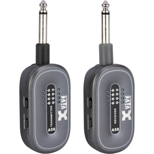 Xvive Audio AC58 Sistema inalámbrico guitarra 5.8 GHz 24-Bit 48 kHz batería 5000mAh