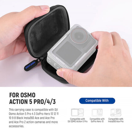 Neewer PB031 Estuche Rigido con Interior Suave para DJI Osmo Action 5 Pro 4 3