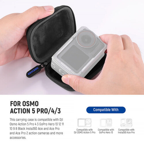 Neewer PB031 Estuche Rigido con Interior Suave para DJI Osmo Action 5 Pro 4 3