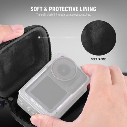 Neewer PB031 Estuche Rigido con Interior Suave para DJI Osmo Action 5 Pro 4 3
