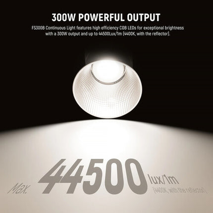 Neewer FS300B LED Monolight Bi-Color 2700-6500K 44500 Lux Reflector
