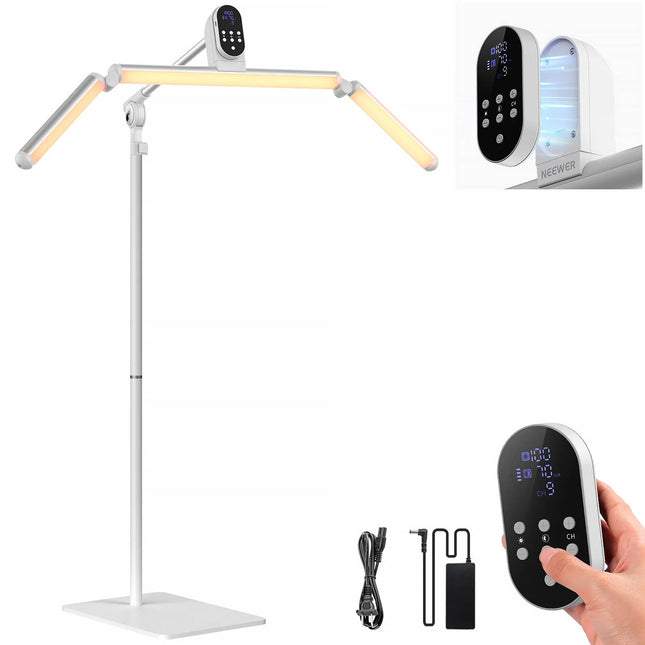 Neewer BH50B Luz LED Esteticista Bicolor 35" 50W 2900-7000K con Control Remoto