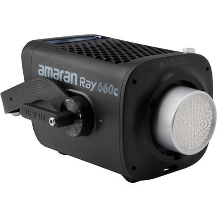 amaran Ray 660c RGB LED Monolight 38500 Lux 1800-20000K con Reflector y Estuche