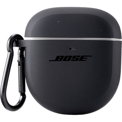 Funda de silicona para Bose QuietComfort II con mosquetón triple negro