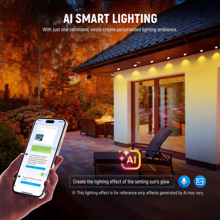 Neewer NR02 Luz LED permanente exterior 48 pies RGB 2700-6500K IP65