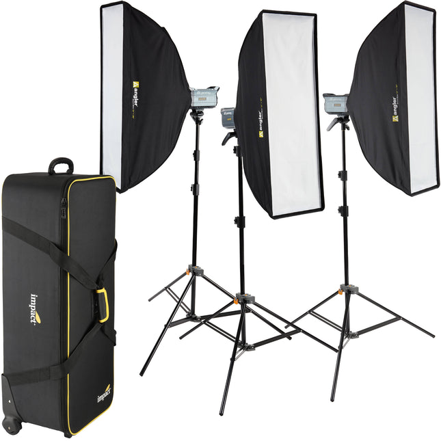 Genaray GXS-200BI Luz Monolight Bi-color 230W Kit 3 Luces 2700-6500K