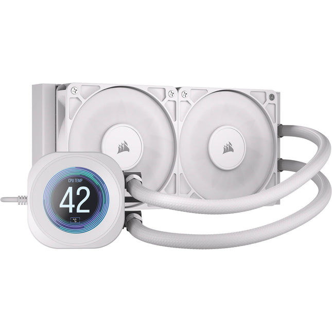 CORSAIR NAUTILUS RS LCD 240mm Refrigerador Líquido CPU con Pantalla IPS y Ventiladores PWM