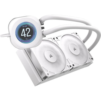 CORSAIR NAUTILUS RS LCD 240mm Refrigerador Líquido CPU con Pantalla IPS y Ventiladores PWM