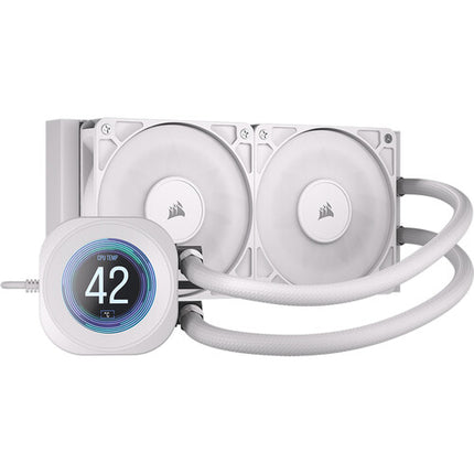 CORSAIR NAUTILUS RS LCD 240mm Refrigerador Líquido CPU con Pantalla IPS y Ventiladores PWM