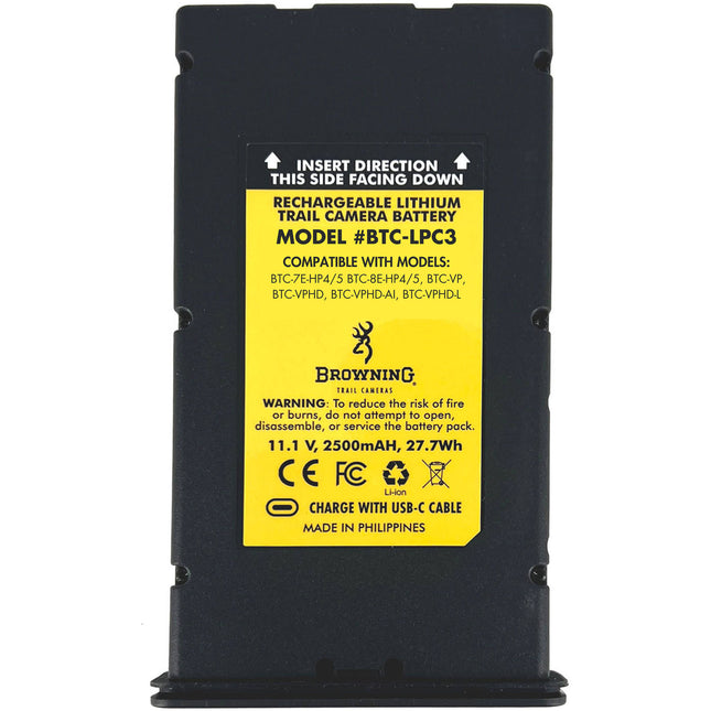 Browning LPC3 Batería Recargable USB-C para Visión Defender Pro Recon Elite Spec Ops Elite