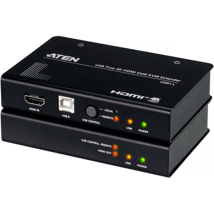 ATEN CE801 Extensor KVM HDMI 4K USB Cat 6 Alcance 70m Kit Completo