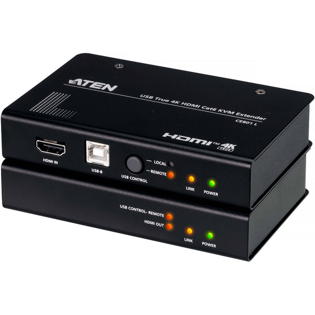 ATEN CE801 Extensor KVM HDMI 4K USB Cat 6 Alcance 70m Kit Completo