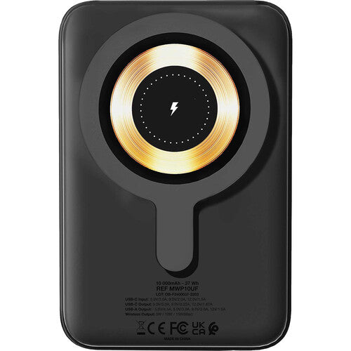 Urban Factory Magnee Power banco de energía magnético 10000mAh negro con carga inalámbrica y pantalla LCD