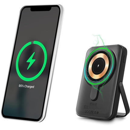 Urban Factory Magnee Power banco de energía magnético 10000mAh negro con carga inalámbrica y pantalla LCD
