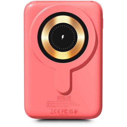 Urban Factory Magnee Power Batería Externa Magnética 10000mAh 20W USB-C Sugar Coral