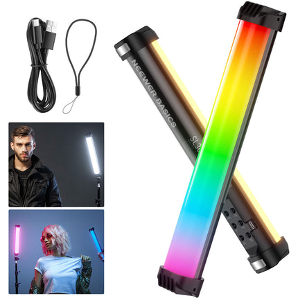 Neewer SL30 RGB Varita LED Magnética 120 Minutos 2700-6500K RGB
