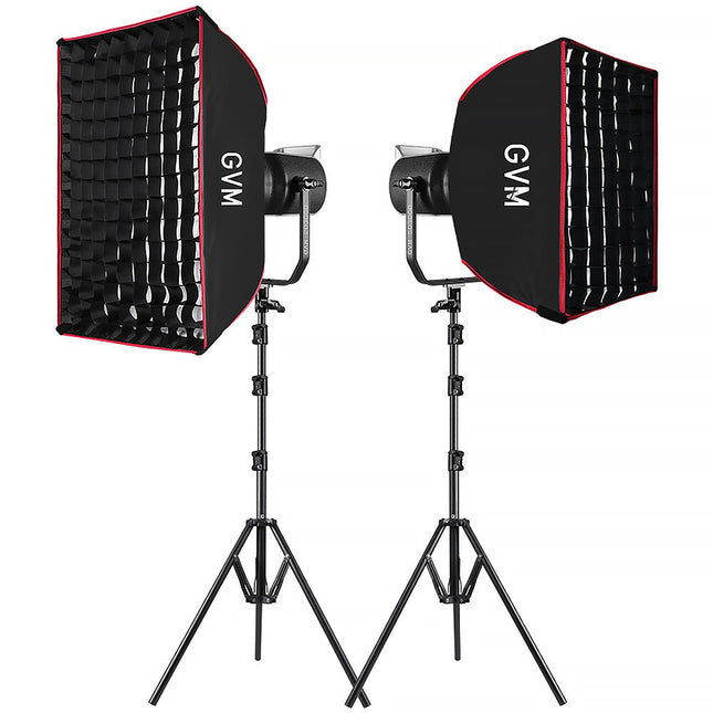 GVM SD300D Monoluz LED Bicolor Kit 2 Luces 56600 Lux 2700-7500K