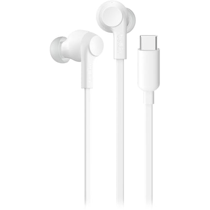 Belkin ANC Auriculares USB-C con Cancelación Activa Ruido 12mm Drivers