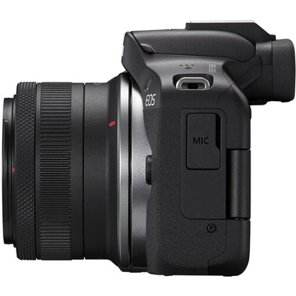 Canon EOS R50 cámara sin espejo con sensor 24.2MP y lente 18-45mm