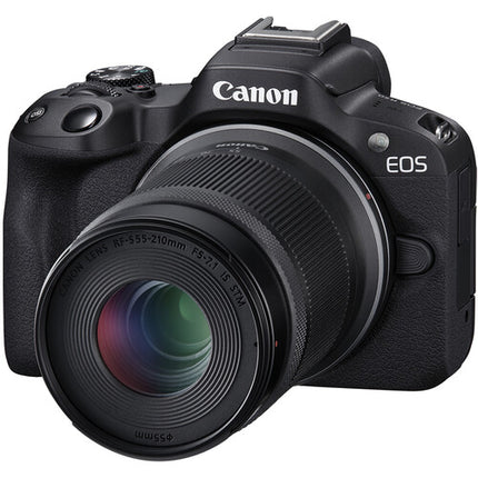 Canon EOS R50 Cámara sin Espejo 24.2MP UHD 4K Con Lentes 18-45mm y 55-210mm