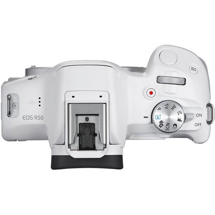 Canon EOS R50 Cámara Sin Espejo Blanco 24.2MP UHD 4K 30p Bluetooth Wi-Fi