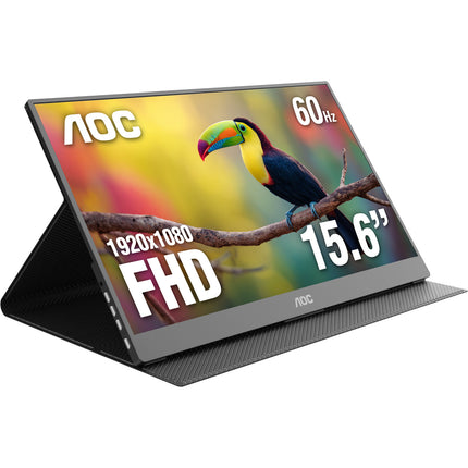 AOC 16E10 Monitor Portátil 15.6" Full HD IPS 5 ms 5 Pack