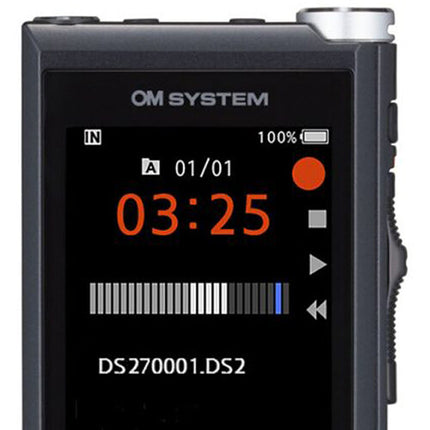 Olympus DS-2700 Grabadora Digital 2GB Batería Recargable y Software