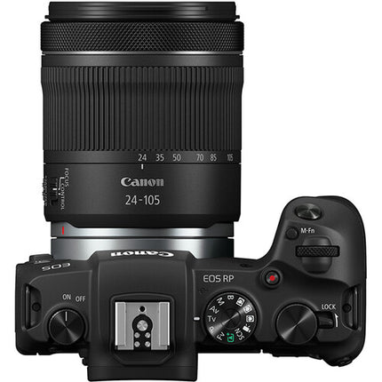 Canon EOS RP Cámara sin Espejo con Objetivo RF 24-105mm f4-7.1 y Kit de Accesorios Webcam